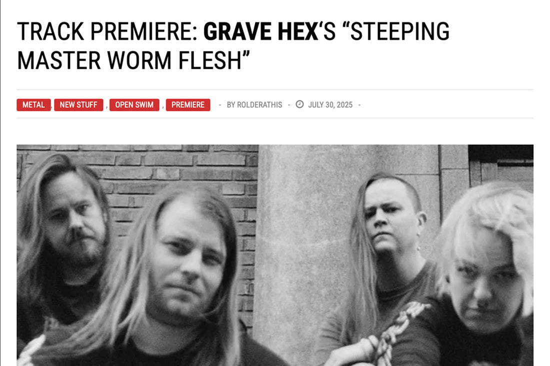 Track Premiere: GRAVE HEX's "Steeping Master Worm Flesh" (Visualizer)