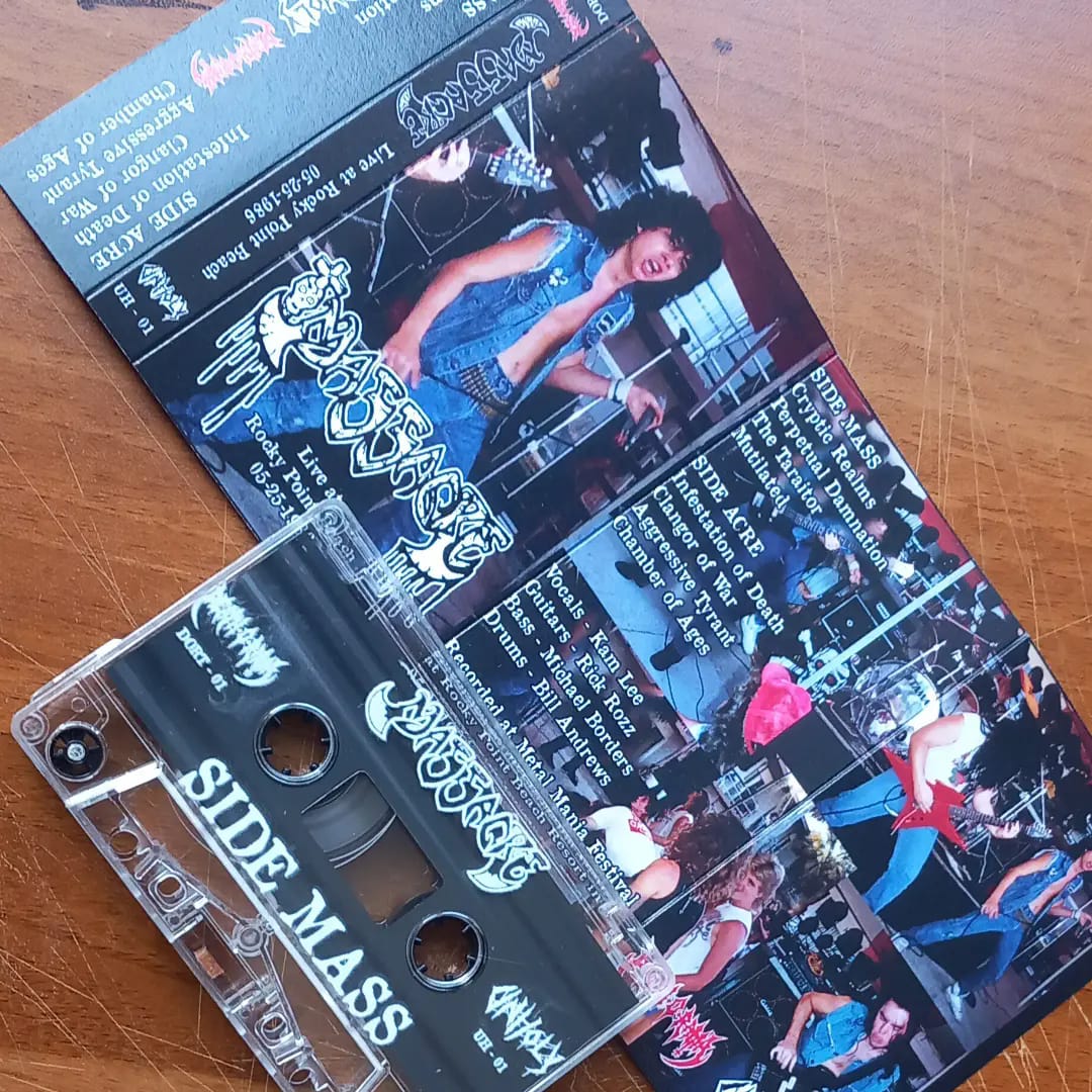 Massacre "Live At Rock Point Beach 1986" TAPE