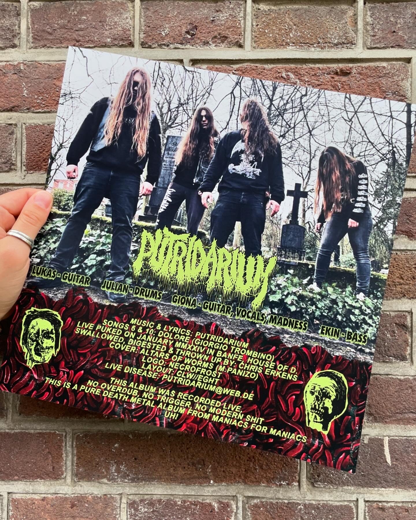 PUTRIDARIUM "Necrología Del Sadismo: Excerpts From A Deranged Mind" LP