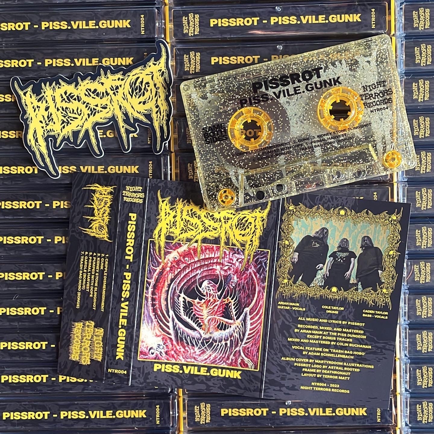 PISSROT "Piss.Vile.Gunk" EP Comp. TAPE