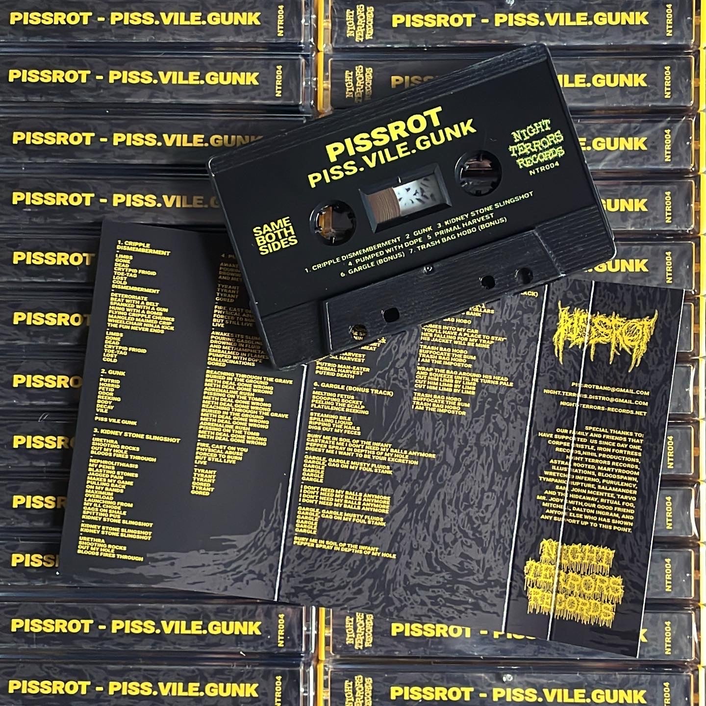 PISSROT "Piss.Vile.Gunk" EP Comp. TAPE