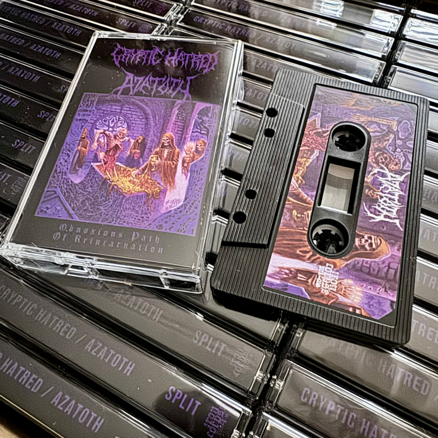 Azatoth / Cryptic Hatred "Split" TAPE