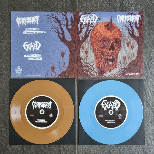 Corpserot / Excaved "Impaled To Rot" Split 7"