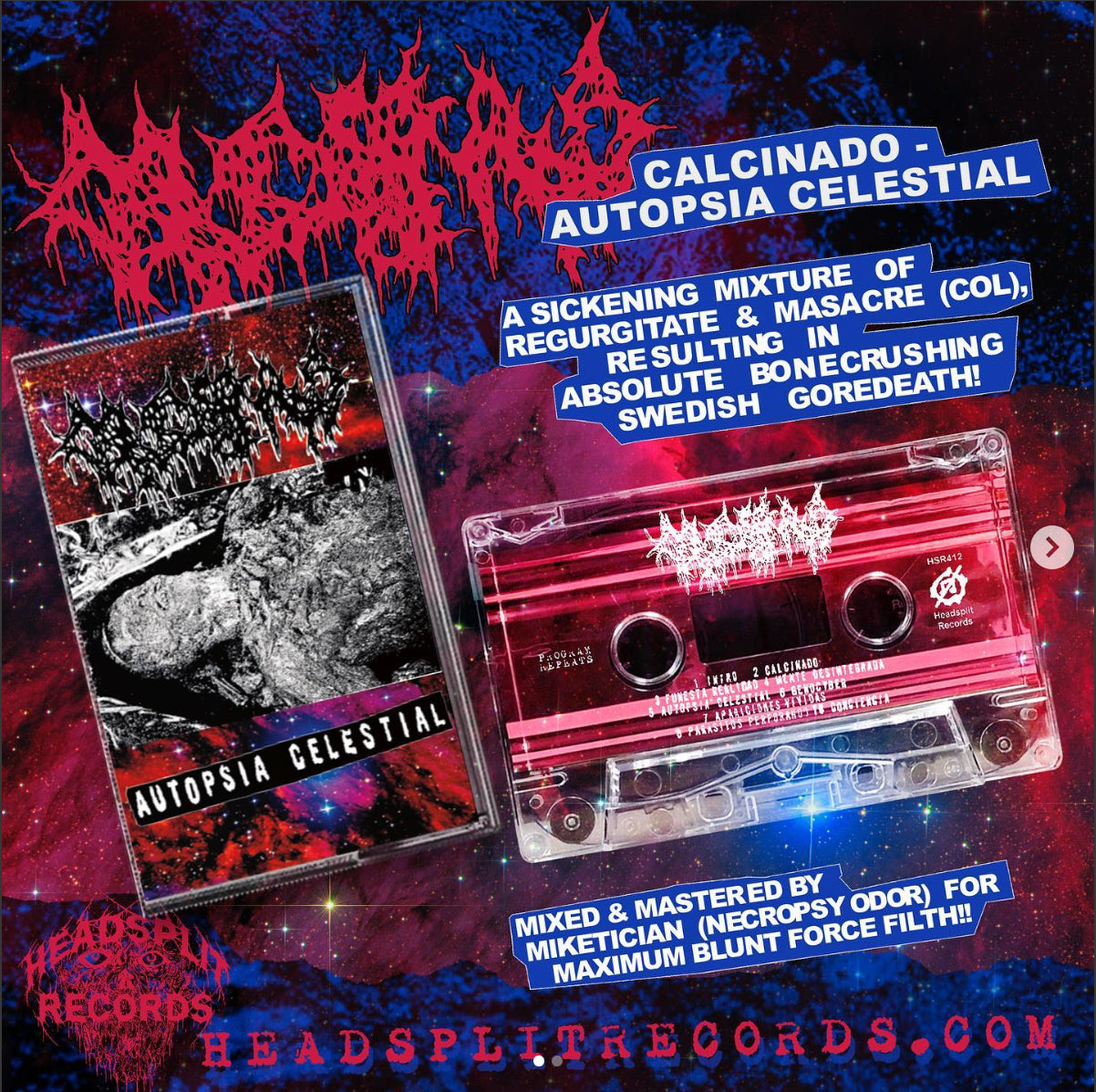 Calcinado "Autopsia Celestial" TAPE