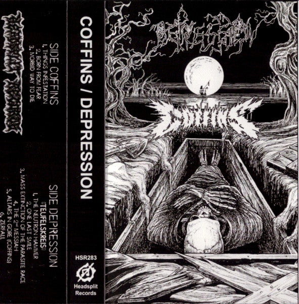 Coffins / Depression "Split" TAPE