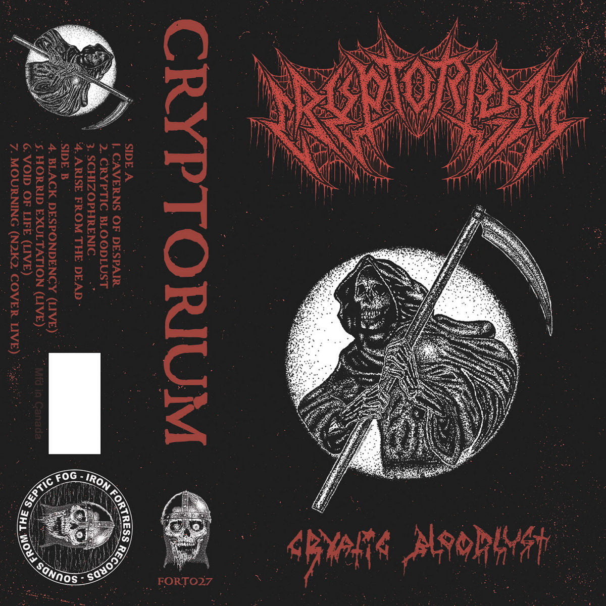 Cryptorium "Cryptic Bloodlust" TAPE