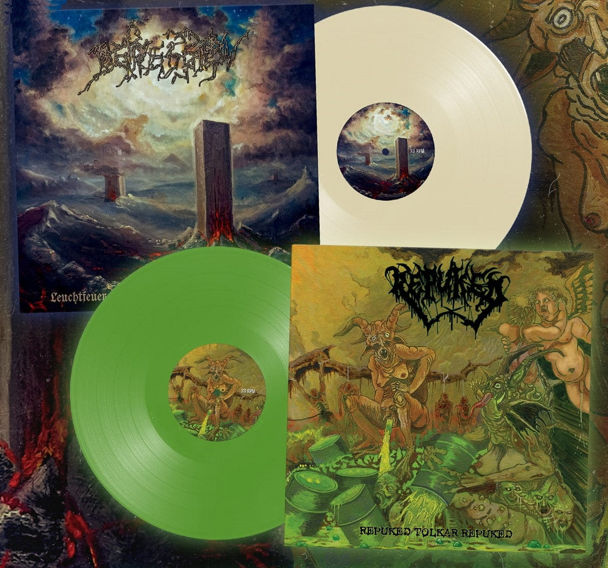 Depression / Repuked "Split" LP