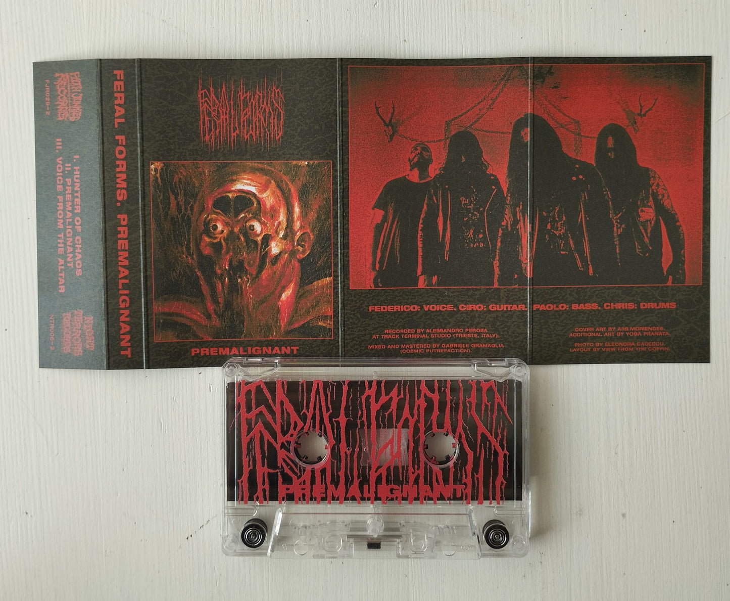 Feral Forms "Premalignant EP" 2nd Press TAPE