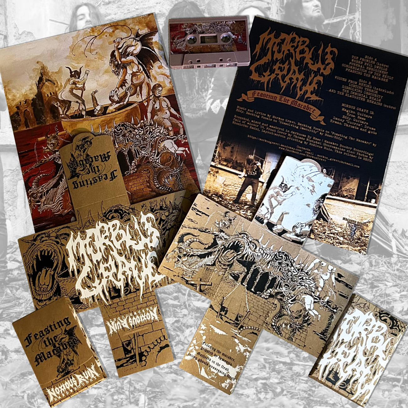 Morbus Grave "Feasting the Macabre" TAPE