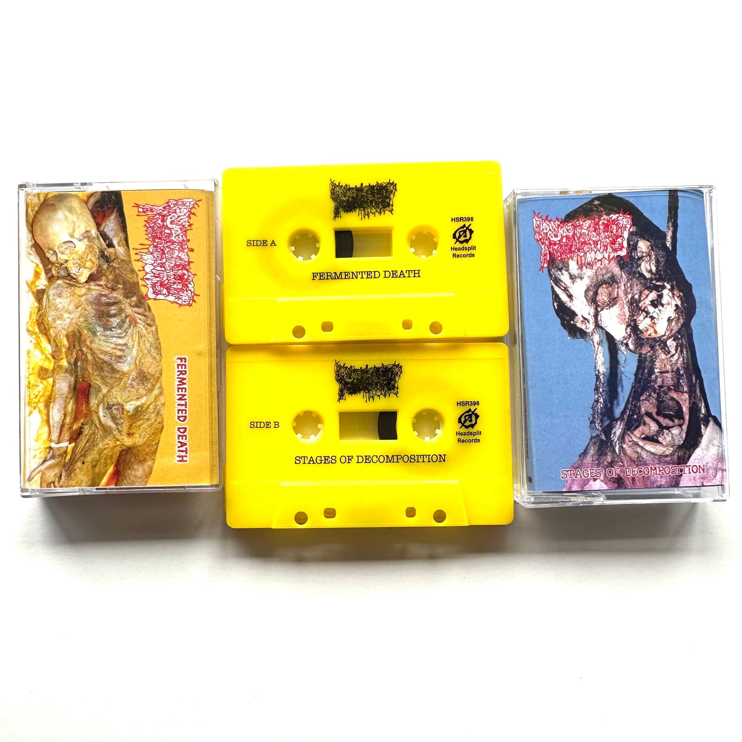 Purulent Remains “Fermented Death + Stages of Decomposition” TAPE