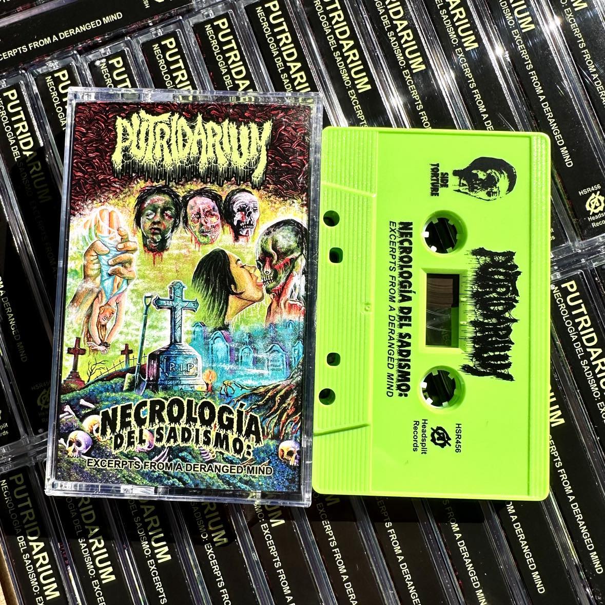 Putridarium "Necrología Del Sadismo: Excerpts From A Deranged Mind" TAPE