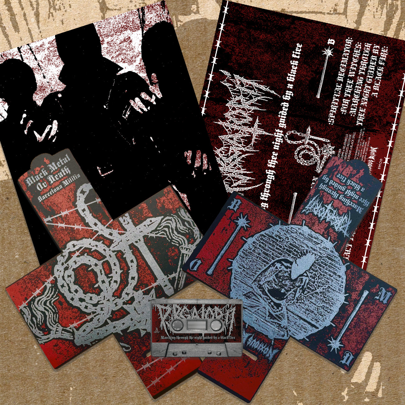 Pvrgatorii "Marching Through The Night Guided by a Black Fire" TAPE