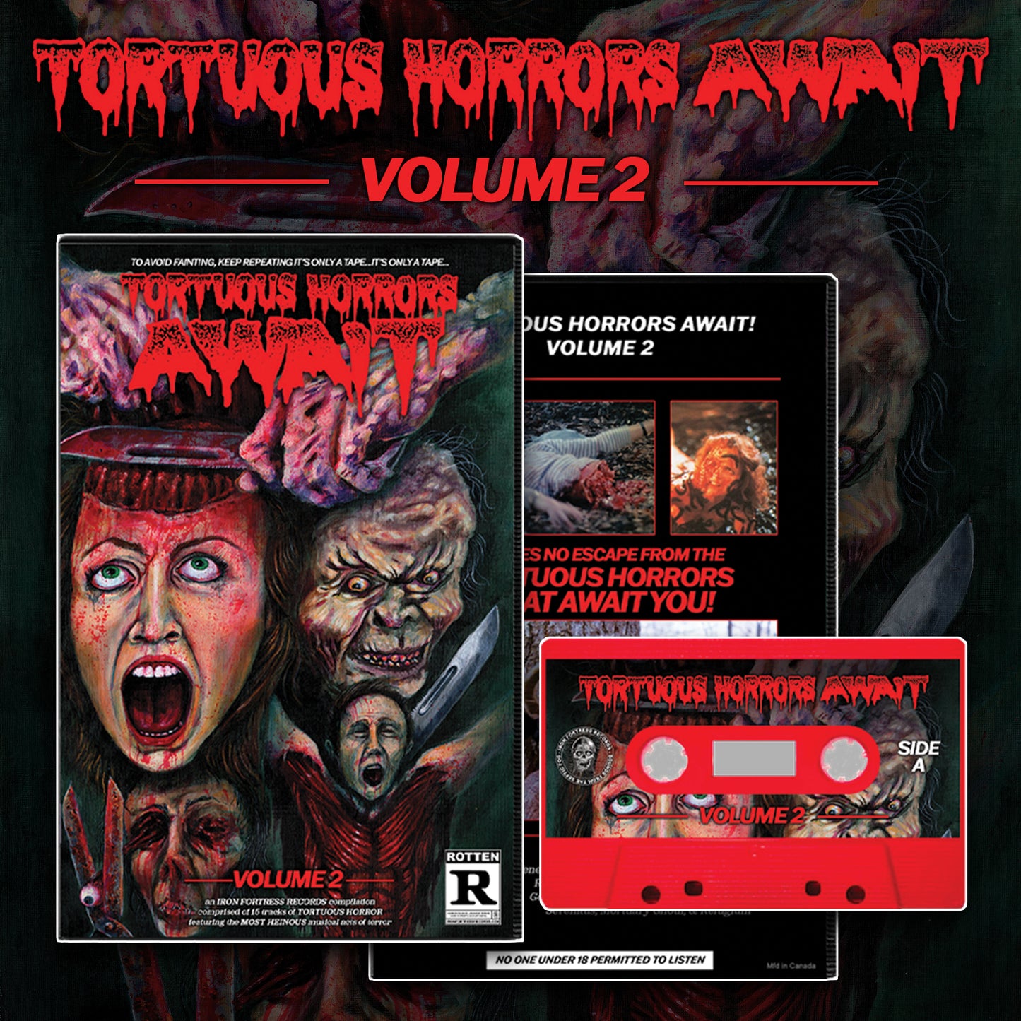 Tortuous Horrors Await "Vol. 2" TAPE
