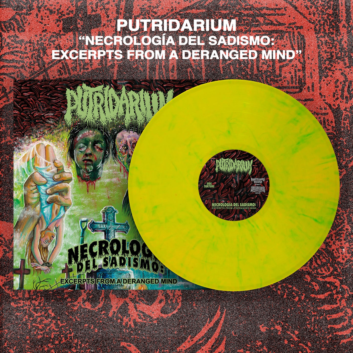 PUTRIDARIUM "Necrología Del Sadismo: Excerpts From A Deranged Mind" LP