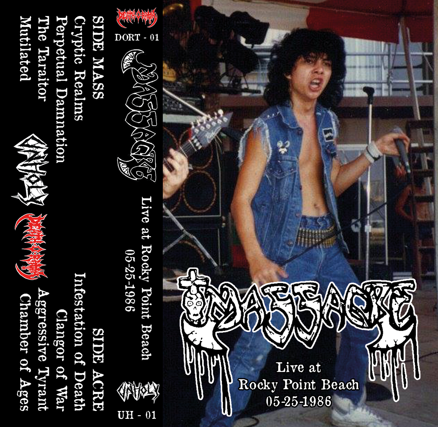 Massacre "Live At Rock Point Beach 1986" TAPE