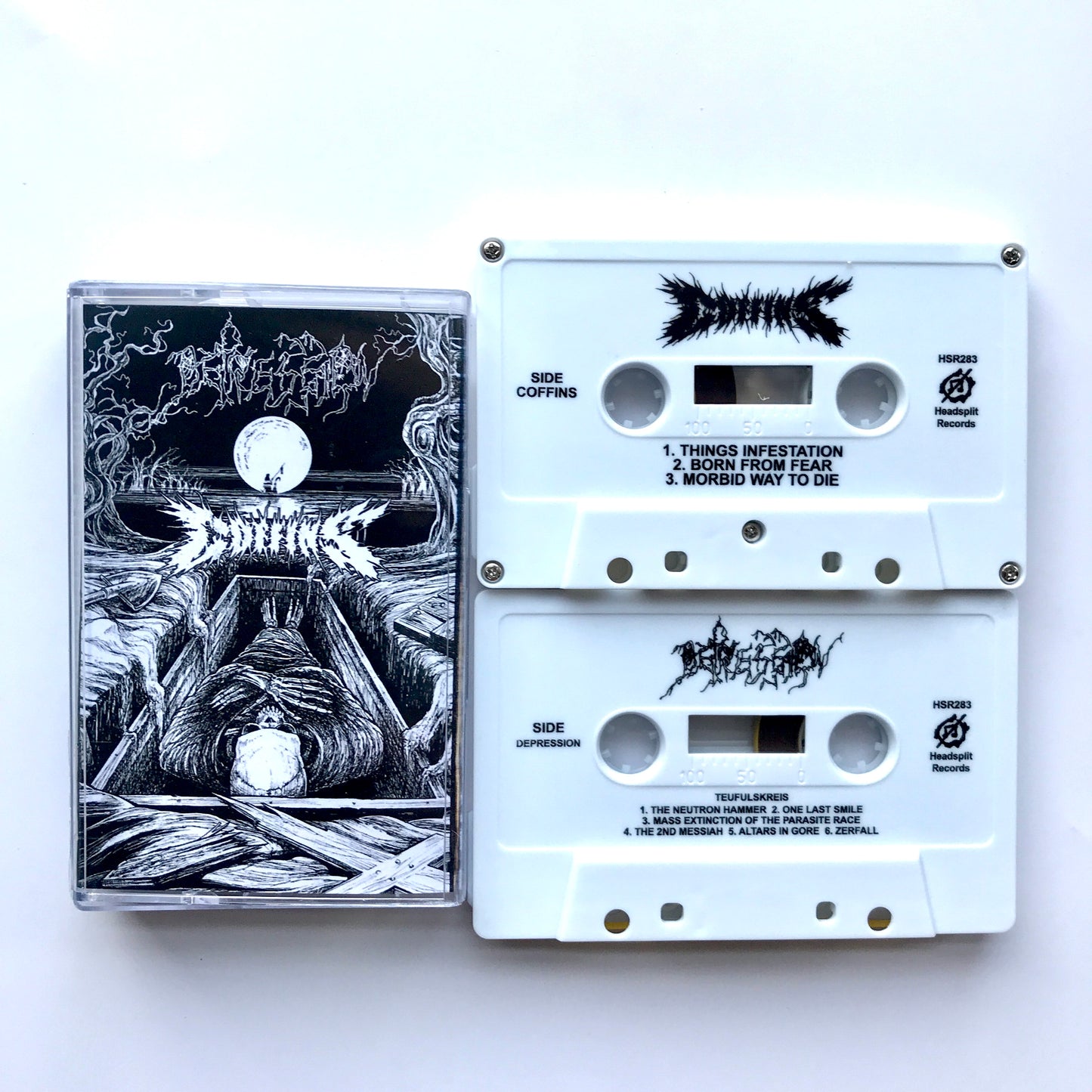 Coffins / Depression "Split" TAPE