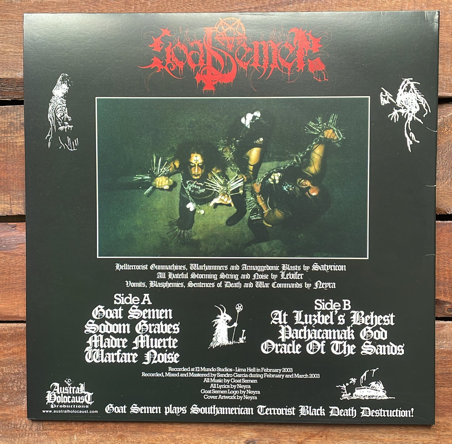 Goat Semen "Demo 2003" LP