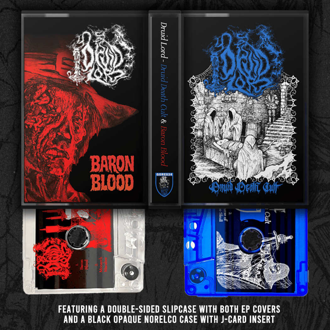 Druid Lord "Druid Death Cult + Baron Blood EP" TAPE