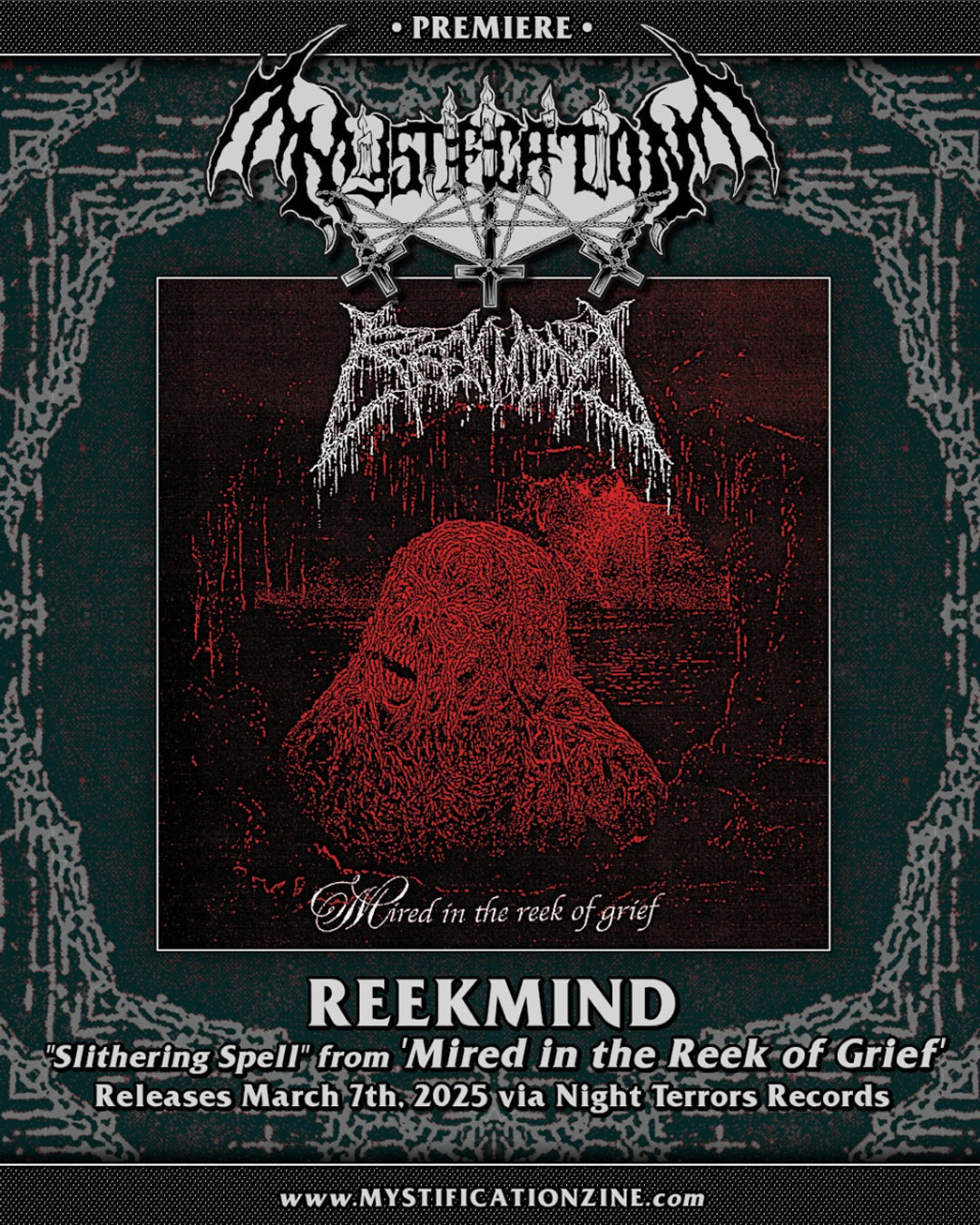 An Early Stream of “Slithering Spell” from REEKMIND ‘Mired in the Reek of Grief’ LP (2025) | SONG PREMIERE