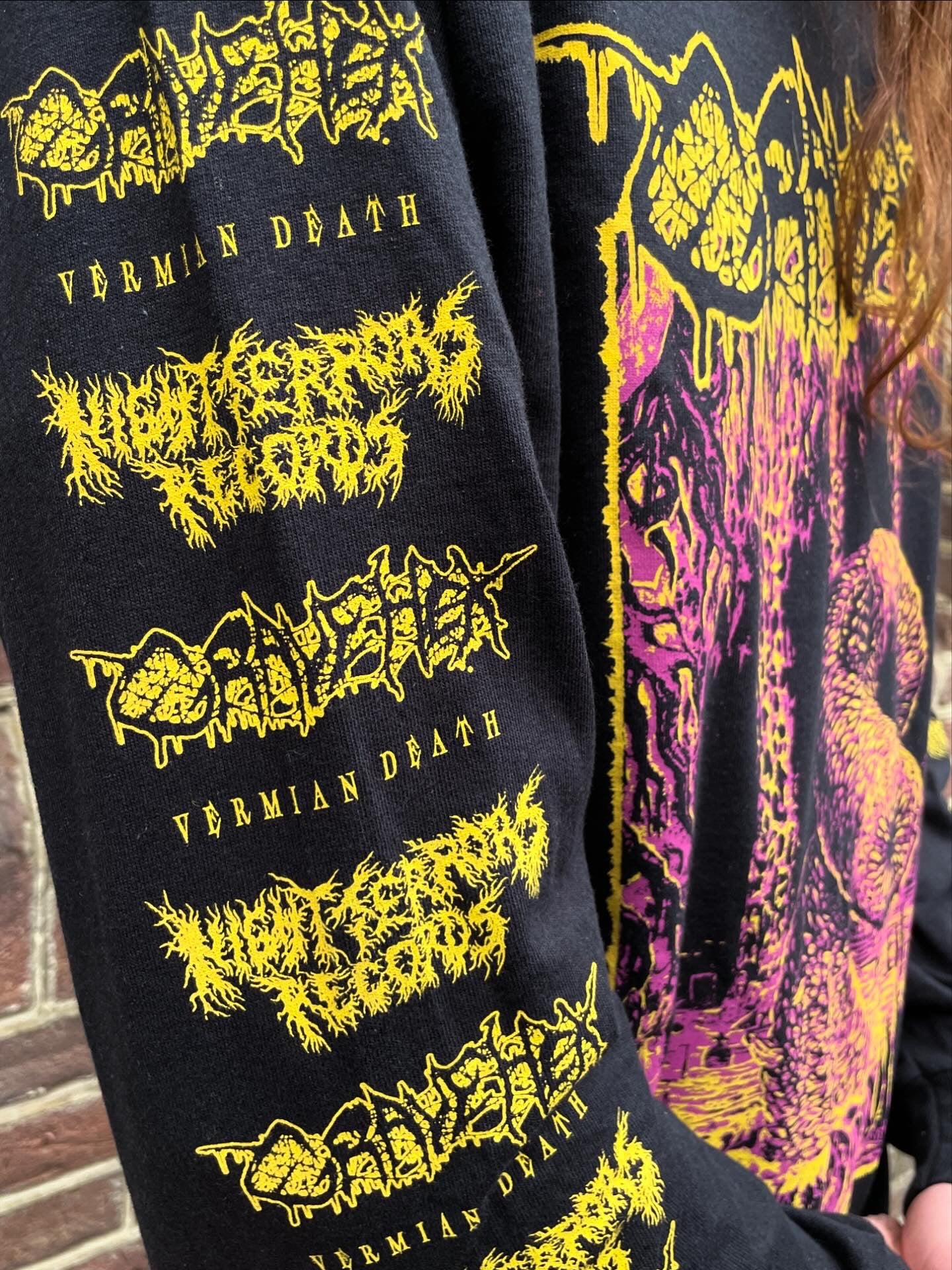GRAVE HEX "Vermian Death" Long Sleeve