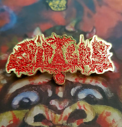 Dipygus "Metal Pin" RED LOGO