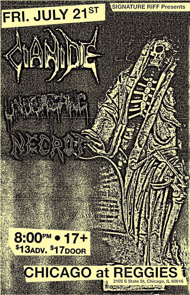 Cianide “Live at Reggies 2017” CD