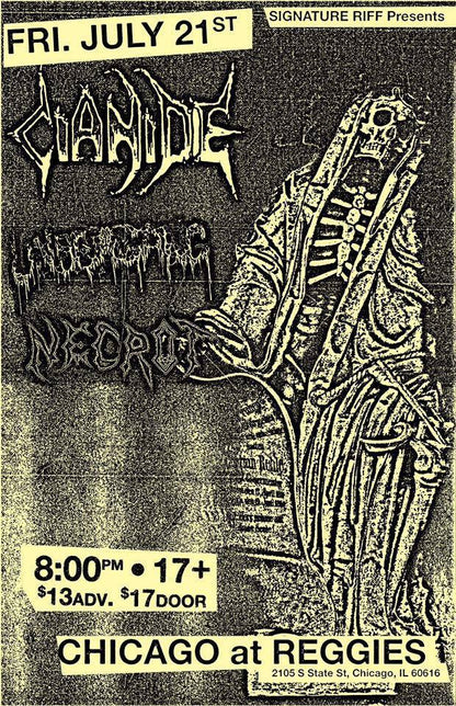 Cianide “Live at Reggies 2017” CD