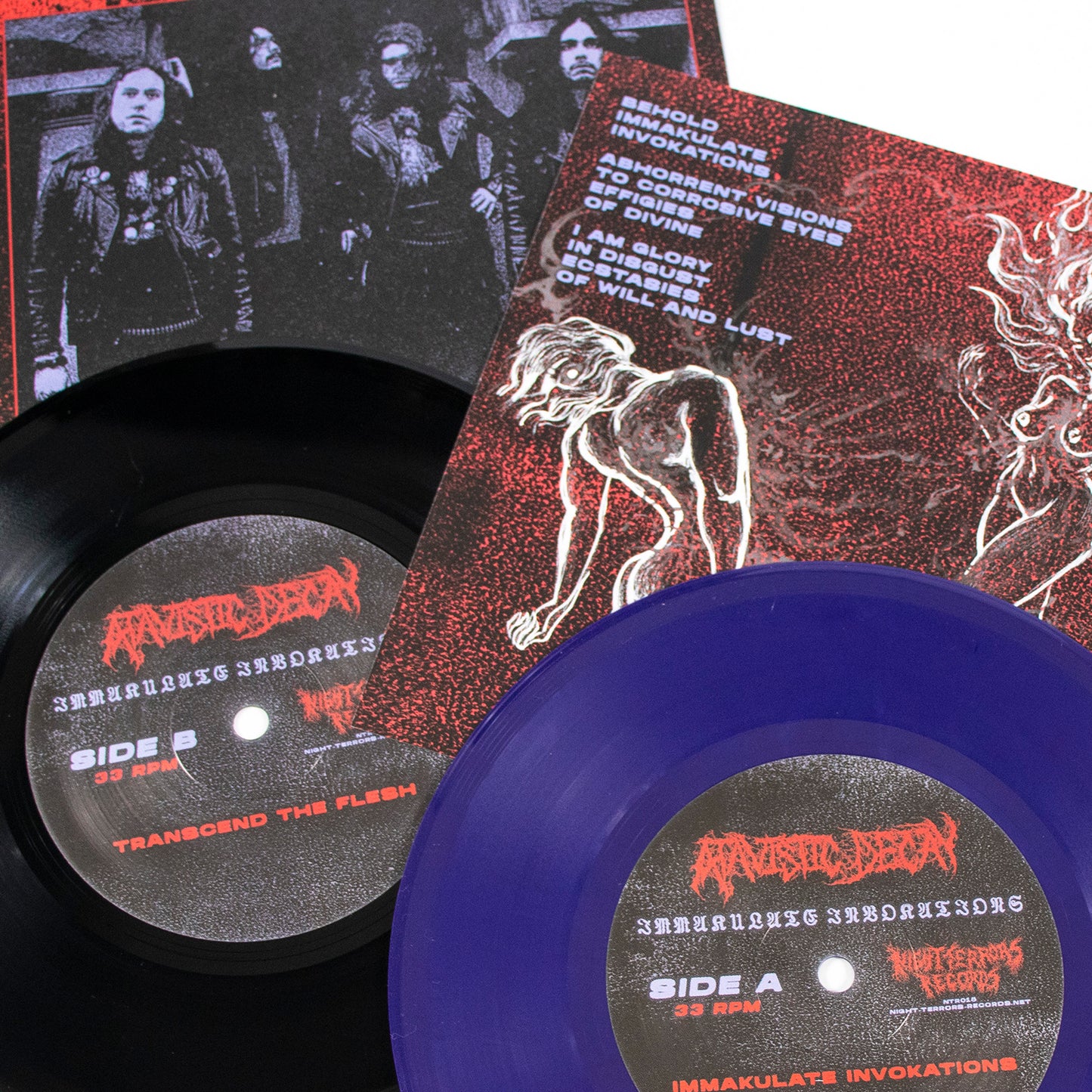 ATAVISTIC DECAY "Immakulate Invokations" 7"