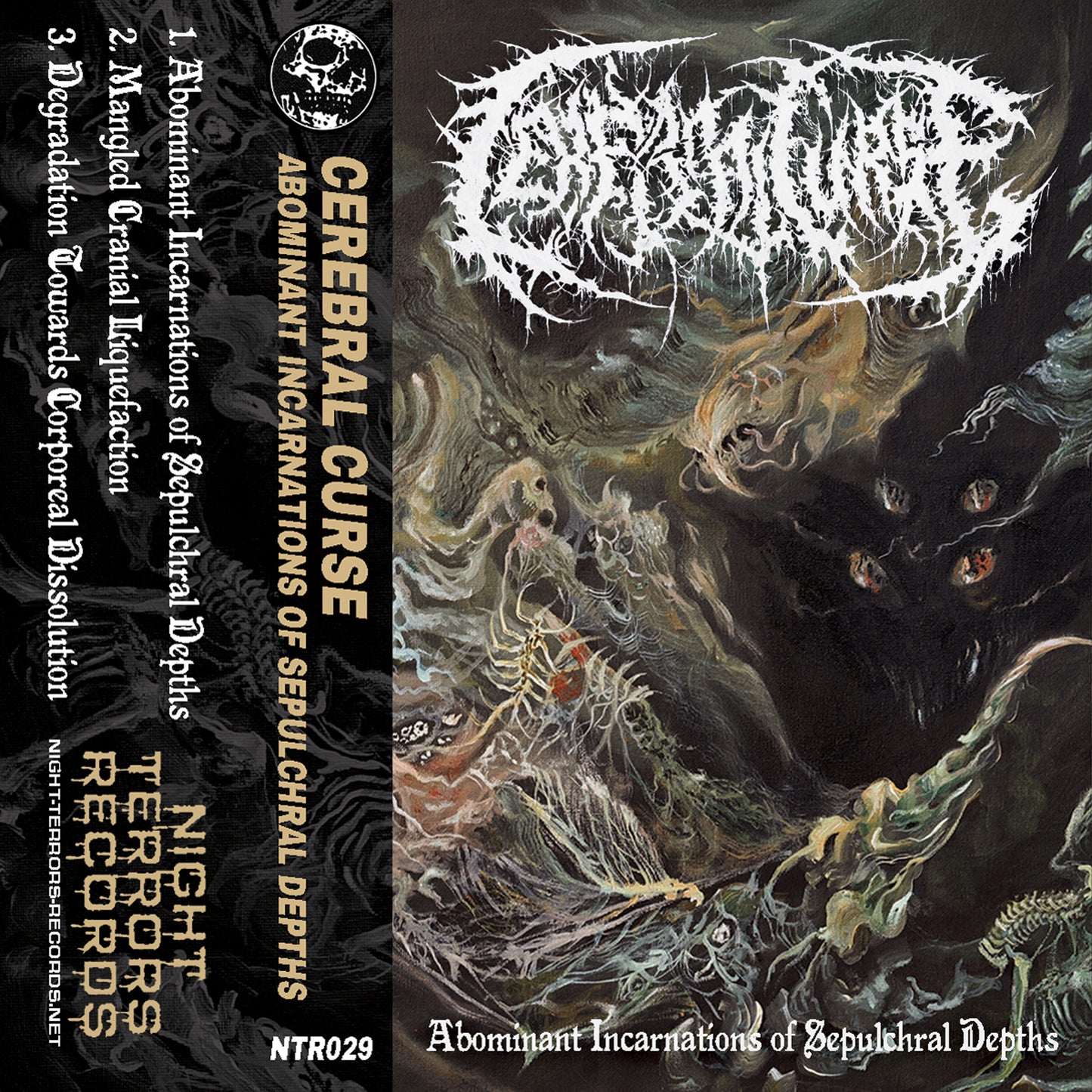 CEREBRAL CURSE "Abominant Incarnations Of Sepulchral Depths" TAPE