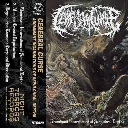 CEREBRAL CURSE "Abominant Incarnations Of Sepulchral Depths" TAPE