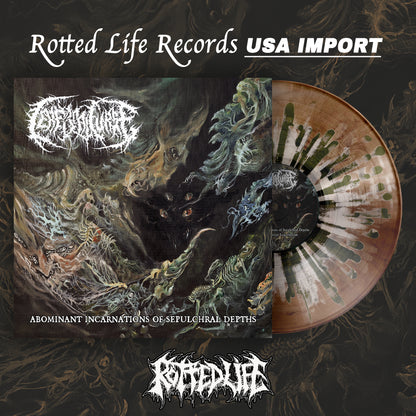 CEREBRAL CURSE "Abominant Incarnations Of Sepulchral Depths" LP