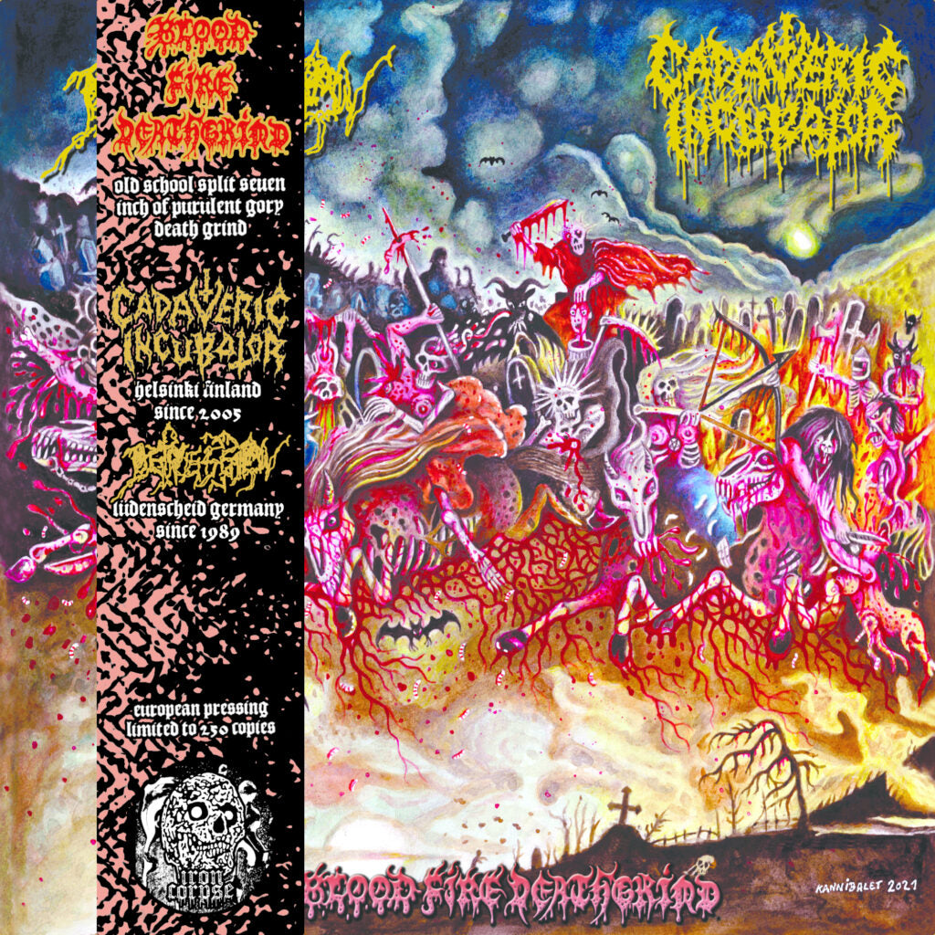 Cadaveric Incubator / Depression "Blood Fire Deathgrind" 7"