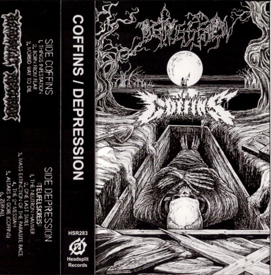 Coffins / Depression "Split" TAPE
