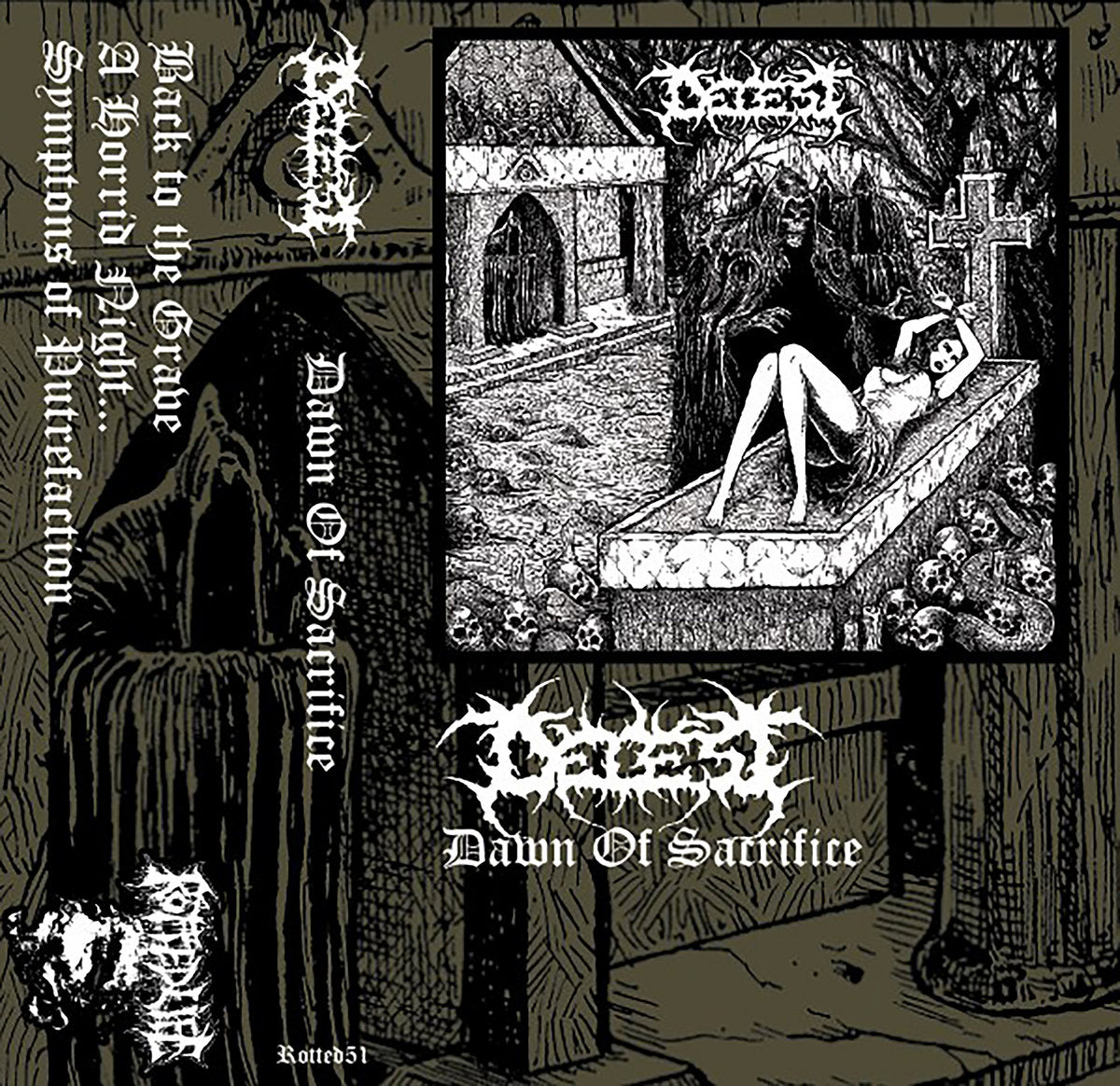 Detest "Dawn Of Sacrifice" TAPE