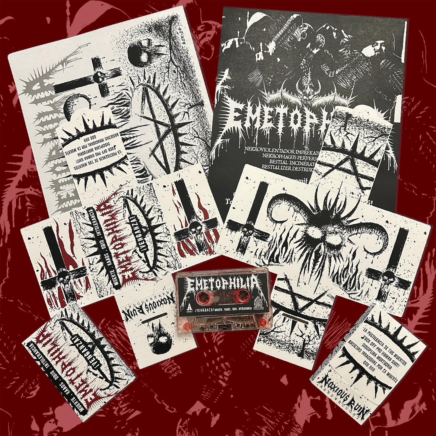 Emetophlia "¡Venganza! Muerte. Kaaos. Odio. Intolerancia." TAPE