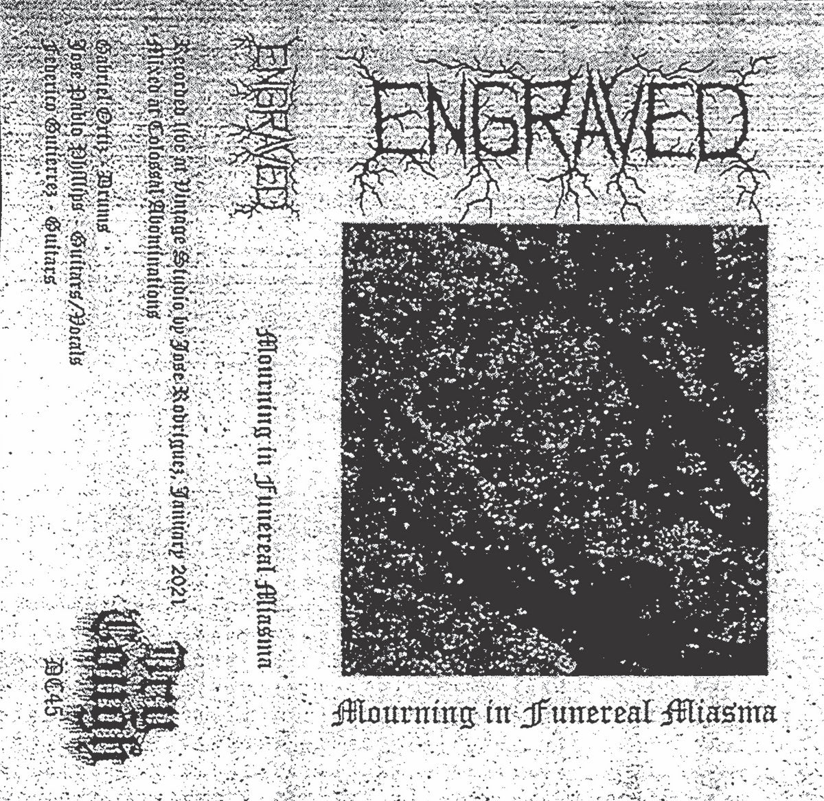 Engraved "Mourning In Funereal Miasma" TAPE