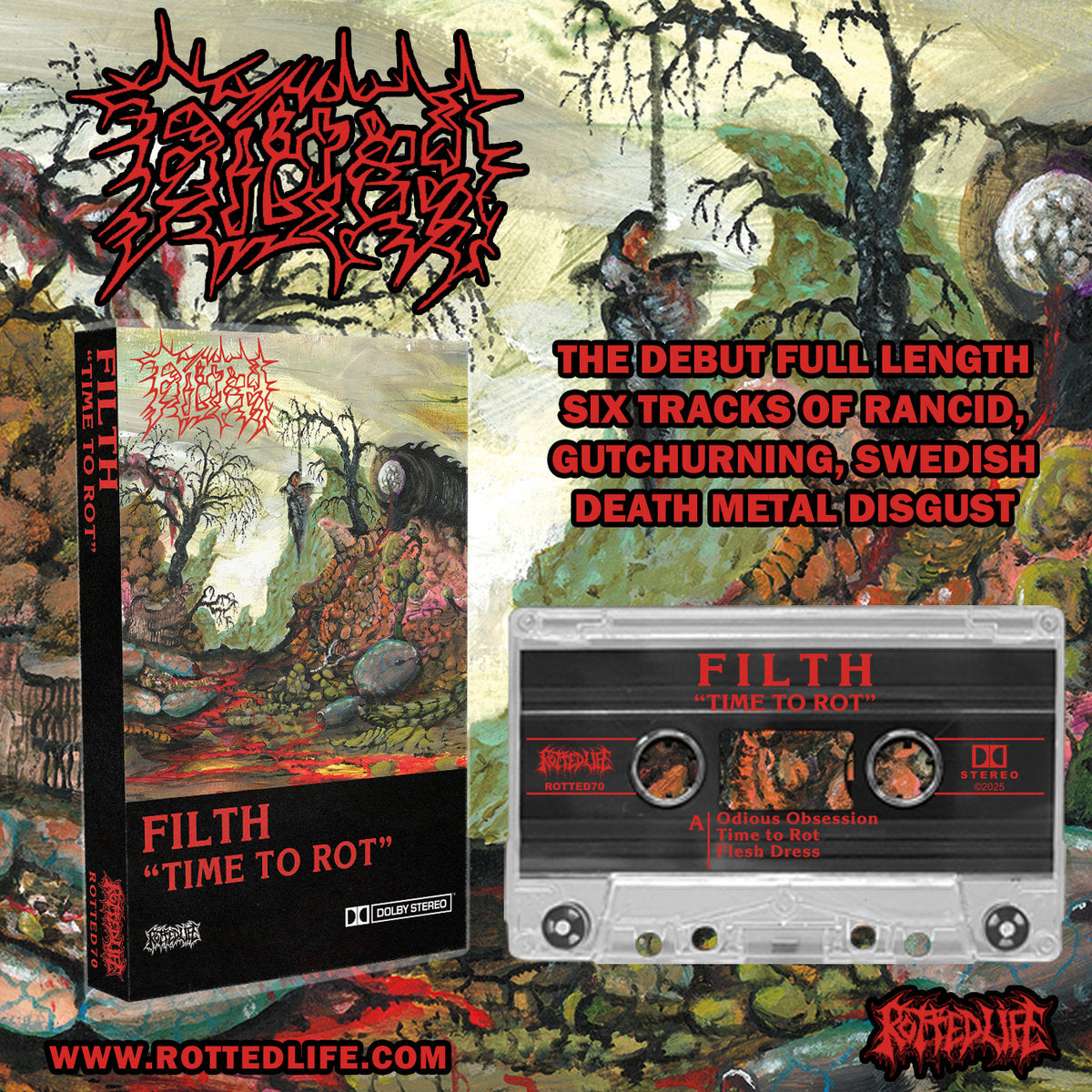 Filth "Time to Rot" TAPE