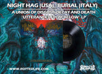 Night Hag / Burial "Utterances from Below" LP