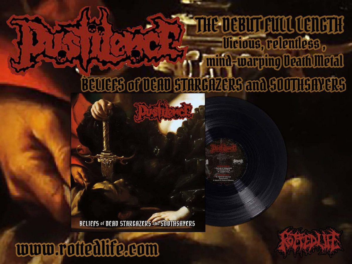 Pustilence "Beliefs Of Dead Stargazers And Soothsayers" LP