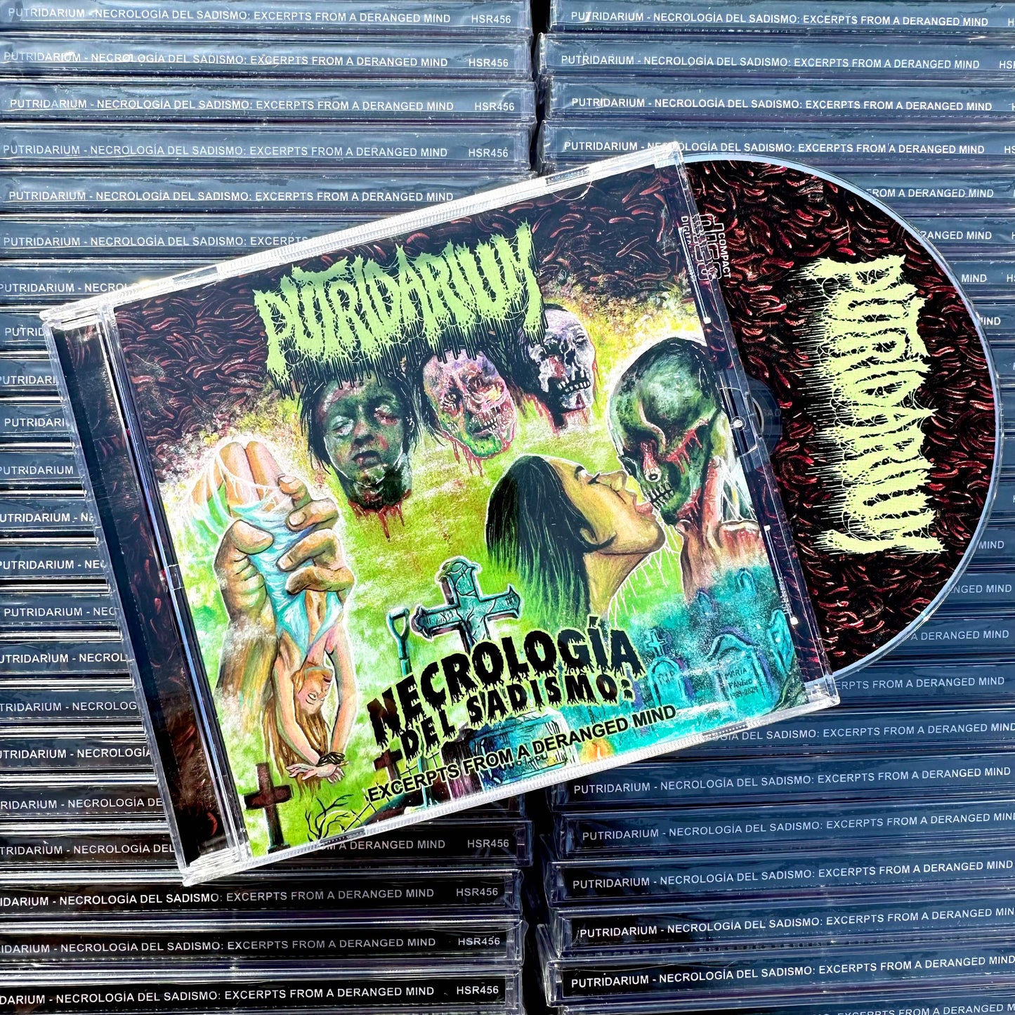Putridarium "Necrología Del Sadismo: Excerpts From A Deranged Mind" CD