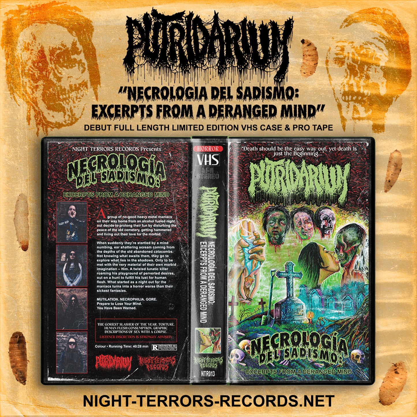 PUTRIDARIUM LIMITED EDITION VHS