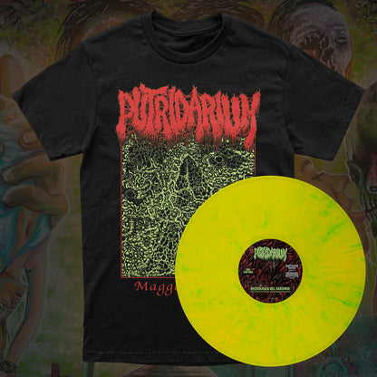 PUTRIDARIUM 12" SLIME GREEN + T-SHIRT [BUNDLE]