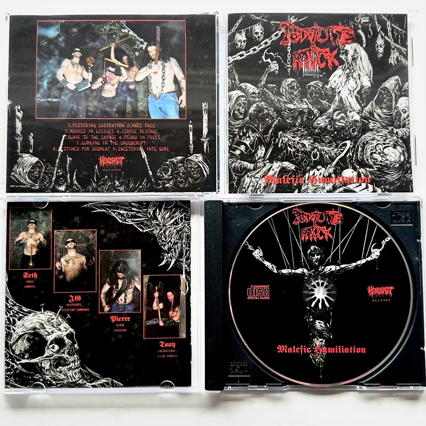 Torture Rack “Malefic Humiliation” CD