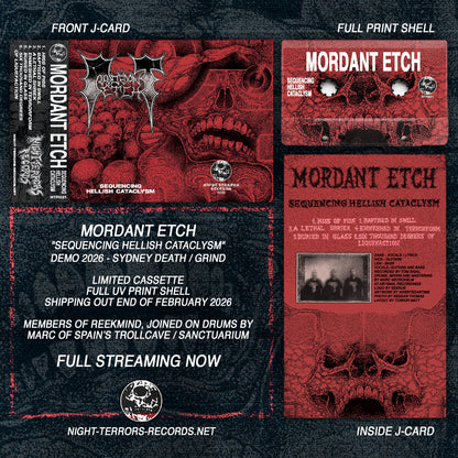 MORDANT ETCH “Sequencing Hellish Cataclysm” TAPE