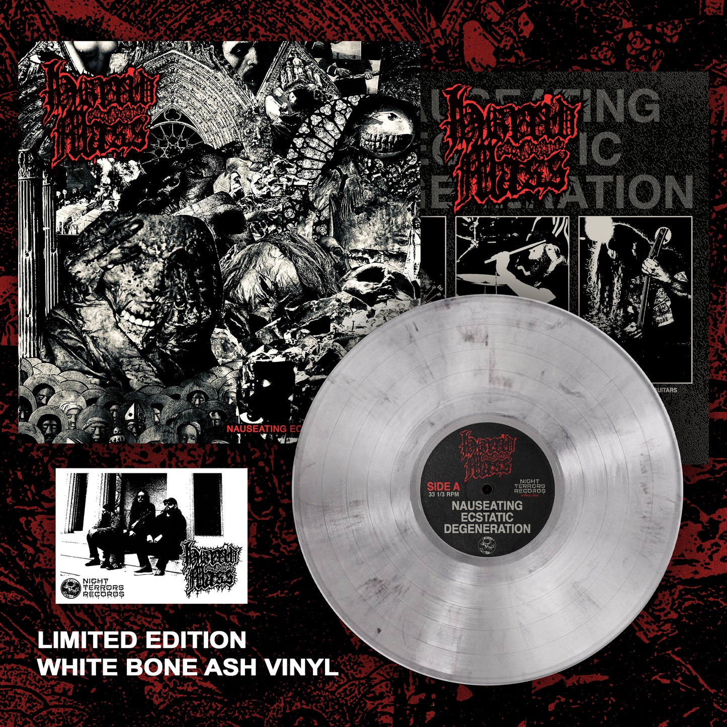 HORRID MASS "Nauseating Ecstatic Degeneration" LP