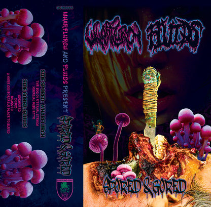 Wharflurch / Fluids "Spored & Gored" Split TAPE