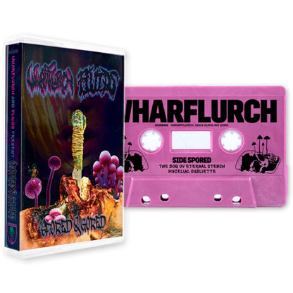 Wharflurch / Fluids "Spored & Gored" Split TAPE